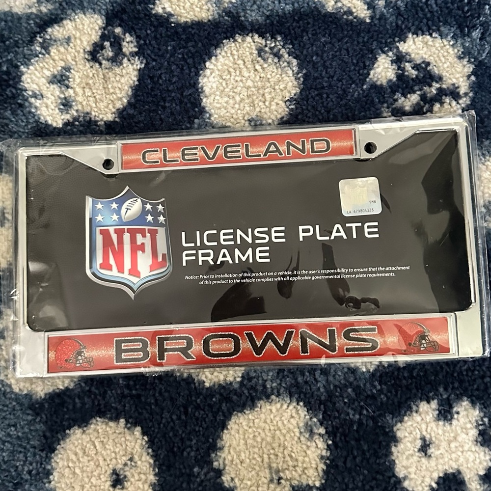 Cleveland Browns License Plate Frame